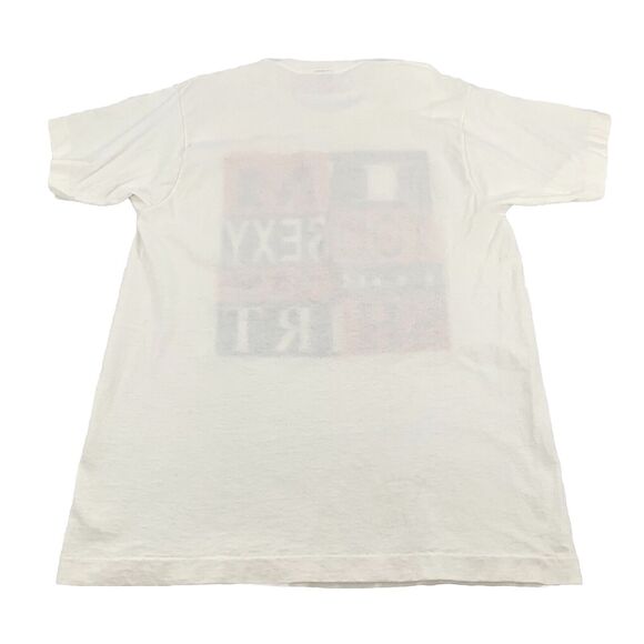 Vintage 90s Right Said Fred I'm Too Sexy For This Shirt Large Adult White Red L - Picture 2 of 6